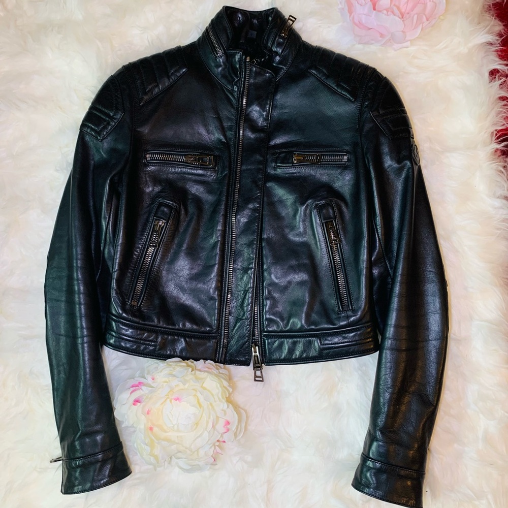 New Without Tag Belstaff Leather Biker Jacket